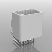 Connecteur BMS à angle droit pour carte PCB, pas de 2,2 mm, pour appareils électroménagers, TE 1-1318382-3, HC-QA-2X6AW