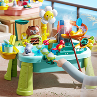 Faire semblant de jouer au jeu éclairage cuisine musicale électrique manuel Table lavabo jouet