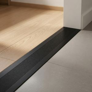 Perfil de transición para suelos Sunsbuild, moldura reductora de umbral para diferencia de altura, para madera, baldosas y laminado - Product Image 1