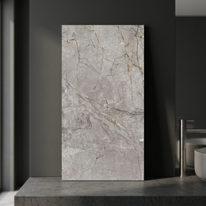 Marvel Grey 600x1200mm Polished Marble Look Glazed Porcelain Wall Floor <b>Tiles</b> Factory Price - Product Image 2