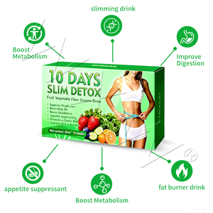 Bebida Enzimática Detox de 15 Días para Quemar Grasa, con Fibra de Manzana y Piña, Acelera el Metabolismo, Líquido para Pérdida de Peso - Product Image 4