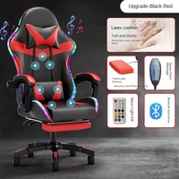 Fauteuil de massage gaming LED RGB moderne inclinable en maille extensible pivotant pour la vente en gros