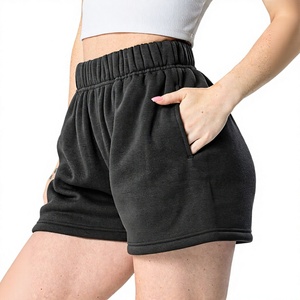 Custom <b>Women</b> Cotton Sweat <b>Shorts</b> High Waist Athletic Lounge <b>Shorts</b> OEM Bulk Wholesale - Product Image 1