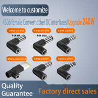 Interface d'alimentation pour ordinateur portable 4.5*3.0mm vers d'autres adaptateurs d'interface CC Puissance 240W Convient pour Len ovo HP Dell et autres ordinateurs portables