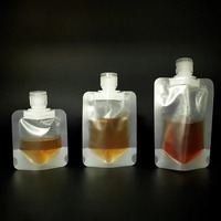 Pochette de distributeur de liquide 10/30/50/100ml, sacs de rangement pour désinfectant, sac d'emballage de savon et Lotion