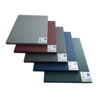 Meuble TV en mélamine au design moderne Panneau mural rainuré de 12mm en stratifié de bois MDF laqué pour application en cuisine