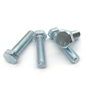 Pernos Hexagonales de Cabeza Plana de Acero al Carbono, Galvanizados, Grado 8.8, Pernos Hexagonales de Medio Rosca, Grado 8.8, M64 - Product Image 2