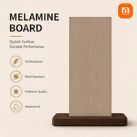 Panneau décoratif en mélamine MDF résistant à l'humidité avec texture bois pour la fabrication de portes - Vente en gros