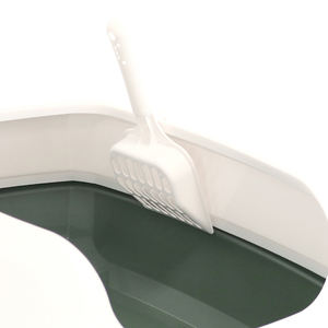 Bac à litière semi-fermé pour chat YM4433 45*33.5*18.5cm en plastique et PP durables - Product Image 5