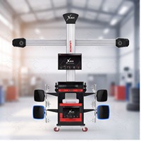   Machine d'alignement de roues 3D X-831 Pro, sans calibrage, multi-stations, haute précision pour atelier automobile