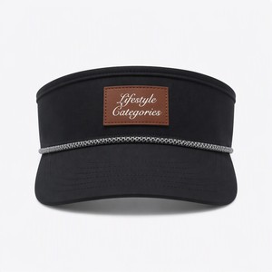 Casquette de golf unisexe toutes saisons, imperméable, réglable, avec patch en cuir imprimé par sublimation et logo personnalisé, vente en gros - Product Image 2