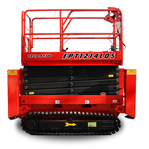 CE Certified Safe Scissor Lift 4-16m Electric Hydraulic Lift for <b>Construction</b> 230-650kg Capacity - Product Image 1