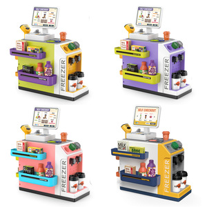 Ensemble de jouets de caisse enregistreuse miniature pour enfants EPT Pretend Supermarket avec fonction lumière, son et eau - Product Image 1