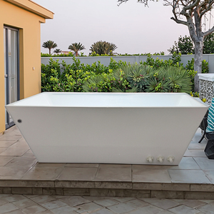 Vasca idromassaggio in acrilico rettangolare di grado commerciale-Spa terapeutica, efficienza termica | Fabbrica diretta - Product Image 3