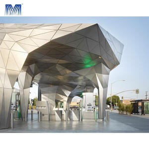 Panneaux composites en aluminium <span class=keywords><strong>anti</strong></span>-corrosion, insonorisés, faciles à entretenir, résistants à l'<span class=keywords><strong>humidité</strong></span>, pour la conception de façades métalliques et de murs-rideaux, vente chaude - Product Image 2