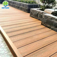 Carreaux de terrasse extérieurs en WPC 150*23mm aménagement paysager et terrasse piscine étanche à l'humidité Wpc terrasse Composite Piso