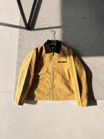 Veste de travail personnalisée pour homme en toile de coton satiné effet vieilli, style Detroit, pour l'hiver