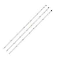 ES-1023 Barre LED SSC_43LJ61_7LED_REV02_170224 pour LG 43LJ610V Rétroéclairage LED TV 3 pièces/ensemble 830MM