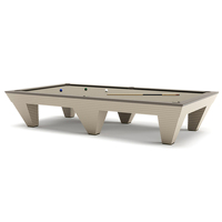 Table de billard professionnelle miniature en ardoise, pieds en bois massif, table de snooker française de 9 pieds, usage domestique et commercial en intérieur