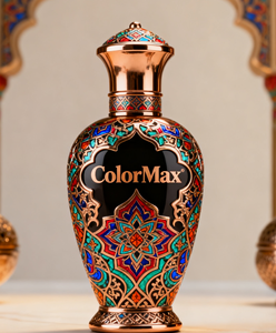 Proveedor de Fragancias de Alta Gama |   Botella de <span class=keywords><strong>Perfume</strong></span> Árabe Ornamentada de Lujo con Filigrana Dorada, Botella de Fragancia Oriental Personalizada para Royal Attar <span class=keywords><strong>Oud</strong></span> - Product Image 2