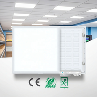 Panneau LED encastré CE RoHS 62x62 60x60 cm 150lm/W CCT sélectionnable 3000-6500K Panneau lumineux LED plat pour bureau