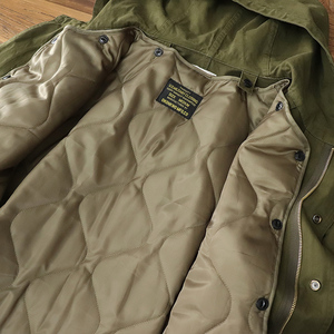 Parka da <span class=keywords><strong>Uomo</strong></span> Stile M-51 Vintage con Coda di Pesce, Giacca <span class=keywords><strong>Invernale</strong></span> 2-in-1 con Fodera Rimovibile e Cappuccio Imbottito - Fornitore di Tendenza - Product Image 3