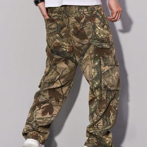 Pantalones Deportivos de Camuflaje Desgastados de Alta Calidad, Personalizados por el Fabricante OEM, Pantalones Deportivos Casuales de Camuflaje para Hombre - Product Image 2