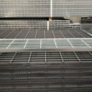 Grille antidérapante dentelée en alliage d'aluminium revêtu d'acier inoxydable 304 pour marches et plateformes d'escalier de villa, atelier et entrepôt - Product Image 2
