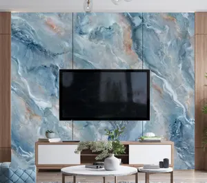 Di alta qualità 4x8 ft foglio di marmo UV pannello di parete pannello di marmo alternativo PVC UV foglio di parete pannelli/tavole