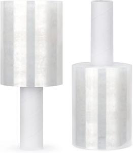 Mini Clear Industrial <b>Stretch</b> <b>Wrap</b> Film with Handle, Thick Self-Adhering <b>Stretch</b> <b>Wrap</b> - Product Image 3