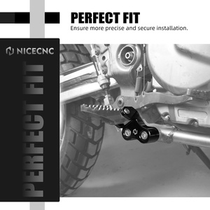 Nicecnc สำหรับ Suzuki <span class=keywords><strong>DR650</strong></span> 1996-2024ที่วางเท้าลดลง1คู่สำหรับ Suzuki DR650S <span class=keywords><strong>DR650</strong></span> <span class=keywords><strong>SE</strong></span> 1996-2024 2023 2022 2021 2020 2019 - Product Image 2