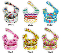 Offres Spéciales Amovible Étanche Garçon Fille Salive Serviette Enfant Burp Nouveau-Né Nourrissons Bébé Tissu Poche Bavoirs