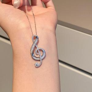 สร้อยคอเงินแท้ S925 ดีไซน์แฟนตาซีรูปผีเสื้อ ประดับลูกปัด แฟชั่นระดับไฮเอนด์ ลายผีเสื้อคู่ ขัดเงาแบบกลวง ให้บรรยากาศหรูหรา - Product Image 2