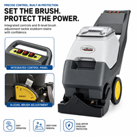 Machine de nettoyage de tapis, brosse à 8 niveaux, aspiration de 29,1 kPa, extracteur-laveur commercial