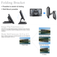 FEELWORLD FW101AHT New 10.1 Inch Intellitouch IPS LCD Touch Monitor 1024x600 Resolution /VGA/AV Interfaces Education OEM/ODM