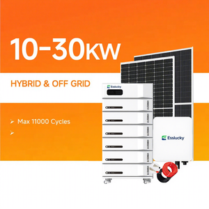Kit Completo de Sistema de Energía Solar de 30 kW Fuera de la Red con Paneles y Almacenamiento de Energía - Product Image 1