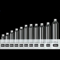 Botellas de Plástico de 500 ml y 1 L para Bebidas Frías, Botellas de Jugo de 12 oz con Tapas, Botella de Plástico PET Transparente para Café y Jugo con Tapa de Rosca