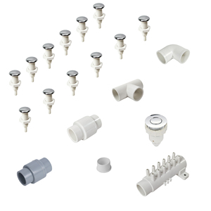 Accessoires de <span class=keywords><strong>baignoire</strong></span>, système de jets d'eau, système de massage hydromassant, kit de jets de bain à remous - Product Image 1