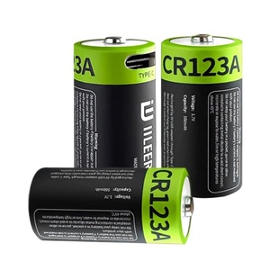 ก้อนแบตเตอรี่ลิเธียมไอออน3.7V CR123A CR2 280mAh 500mAh 1850mWh 1036mWh พร้อมการชาร์จ Type-C - Product Image 4
