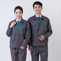 Personnalisé Coton Polyester Tissu Flip Col Vêtements de Travail Construction Réparateur Uniforme De Protection Vêtements De Travail Vêtements De Travail Vêtements De Travail