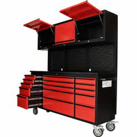 Chariot à outils en acier robuste avec tiroirs, rangement industriel pour atelier et usine