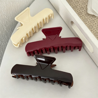 Jachon – Pinces à cheveux personnalisées avec logo, en acétate de cellulose vintage de qualité supérieure, type pince requin, pour queue de cheval haute, accessoires capillaires pour femmes