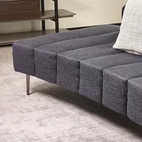 Canapé-lit en tissu de coton et de lin, chaise simple, remplissage pour le salon, tissu de coton et de lin