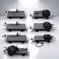 Radiateurs gauche et droit pour KTM SX SX-F XC EXC XCW 125 150 250 300 350 450 500 KEWS K23 250 450, paire de radiateurs entièrement en aluminium pour moto tout-terrain