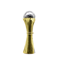 Nouveau design de trophée en métal pour compétition sportive, trophée de football commémoratif personnalisé