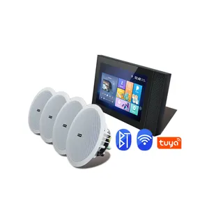 Smart Home Audiosystem Tuya WiFi Touchscreen Android 8.1 Musik Wand verstärker Bluetooth Active Stereo Decken lautsprecher Set