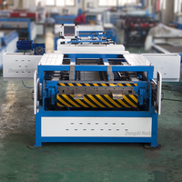Ligne de production de conduits d'air CNC 6 lignes robuste pour tôles galvanisées/inox HVAC, avec bordure ultra-courte co-plaquée automatique