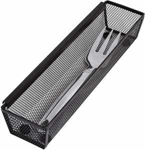 High Quality Low Price Metal Mesh Kitchen Tableware Storage <b>Box</b> Cutlery Tray - Product Image 3