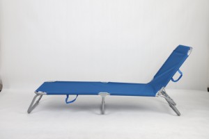 Chaise longue pliante 3-en-1 réglable pour extérieur, chaise de plage pour piscine, camping et voyage - Product Image 5