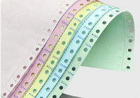 Papier sans carbone pour ordinateur NCR 1 à 6 plis, papier continu pour imprimante matricielle